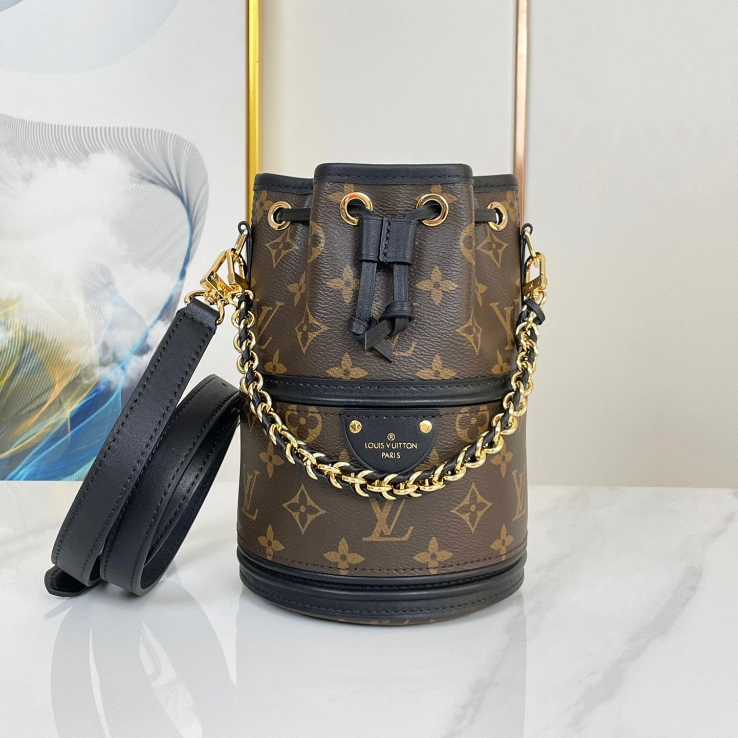 CANOÉ 20 IN BROWN MONOGRAM CANVAS GOLD HARDWARE mysite