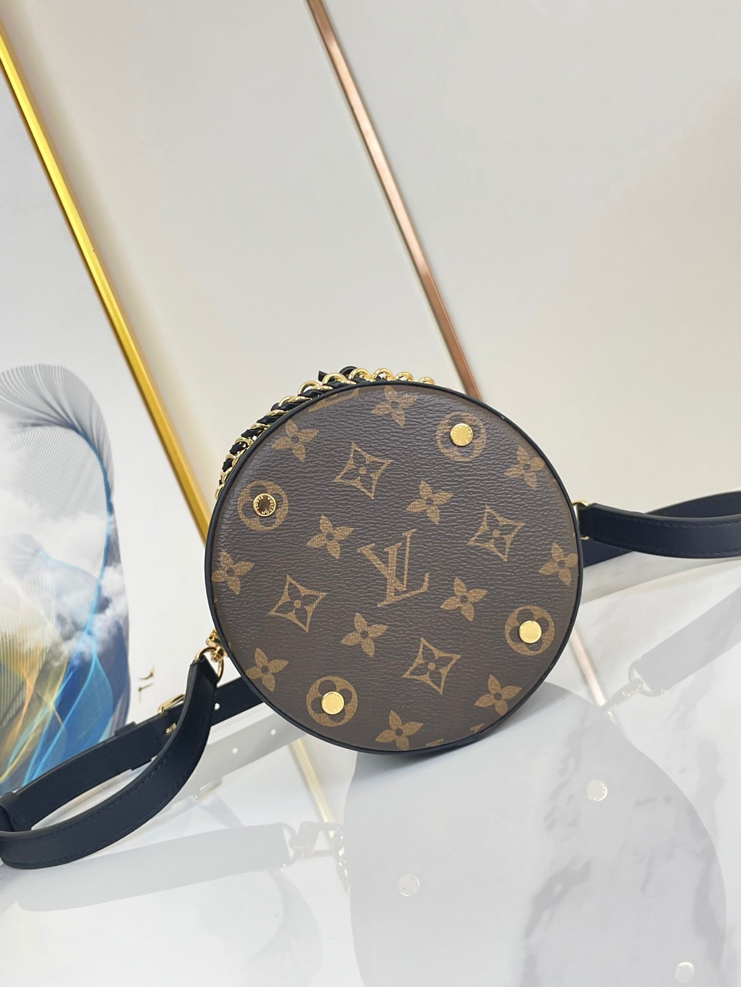 CANOÉ 20 IN BROWN MONOGRAM CANVAS GOLD HARDWARE mysite