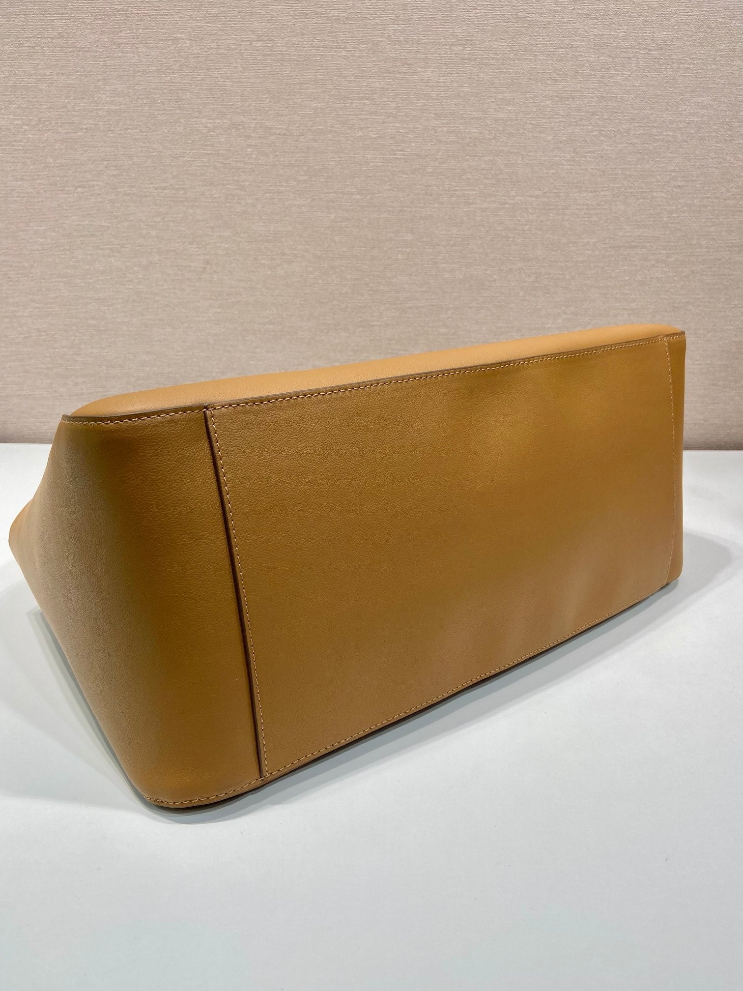 ELEGANT TOTE BAG 40 IN CIDER BROWN SMOOTH CALFSKIN mysite