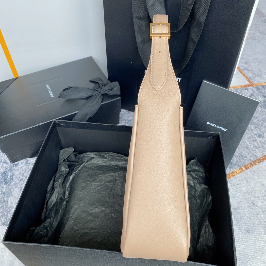 le 5a7 small 23cm dark beige calfskin mysite