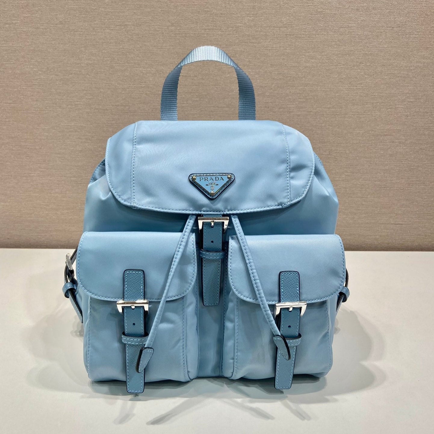 SMALL BACKPACK 28 IN SKY BLUE PARACHUTE FABRIC mysite