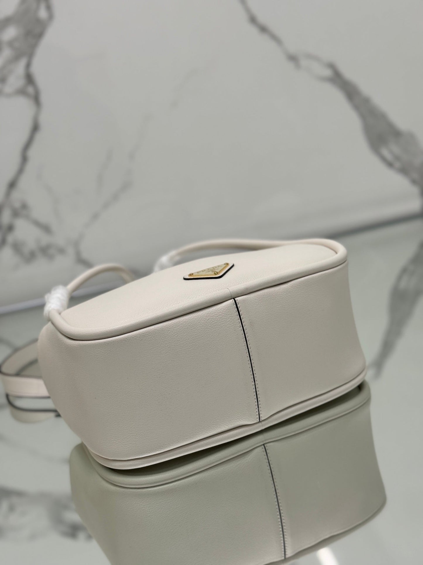 DARLING HANDBAG 25 IN WHITE SOFT GRAIN LAMBSKIN mysite