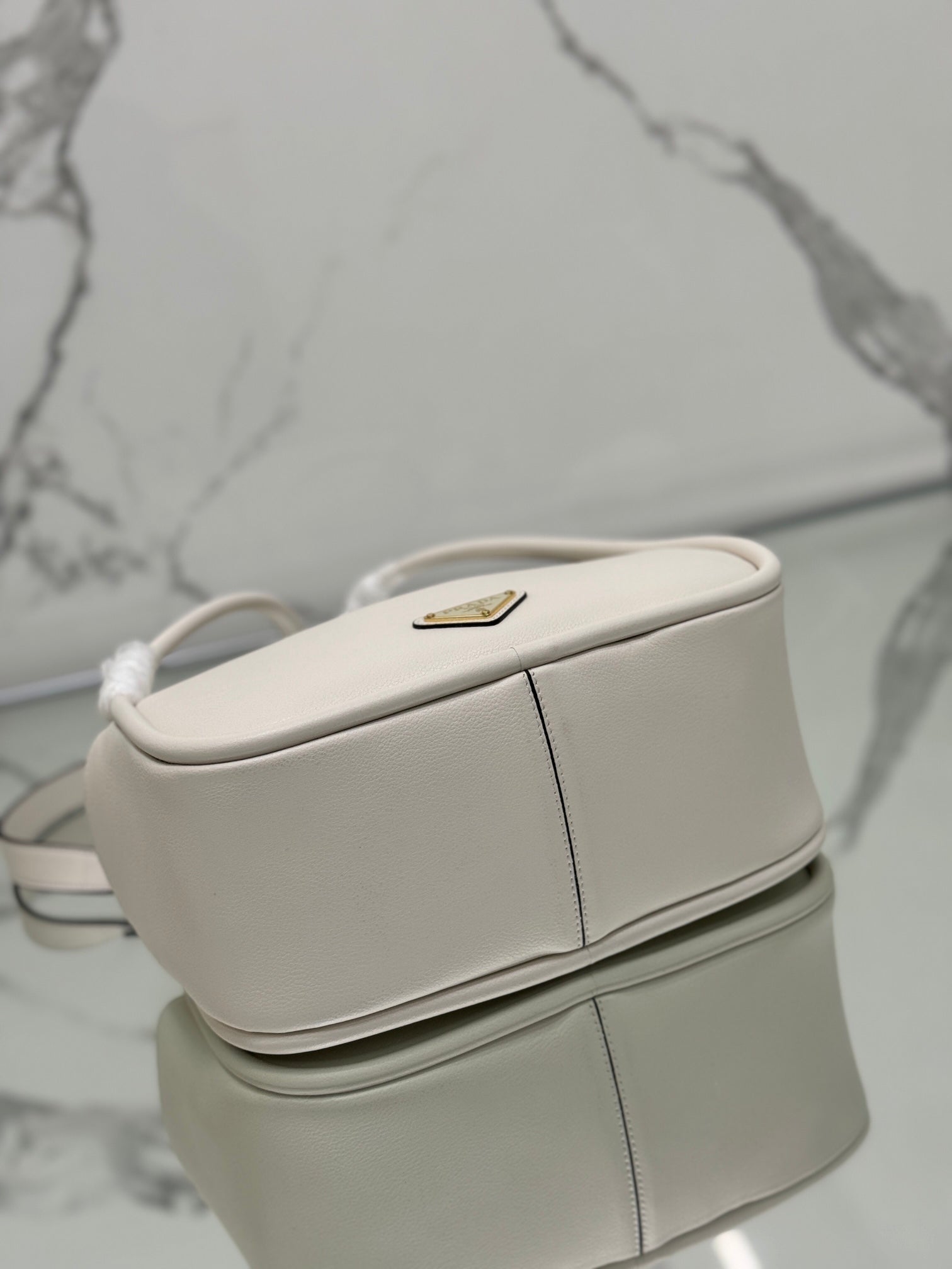 DARLING HANDBAG 25 IN WHITE SOFT GRAIN LAMBSKIN mysite