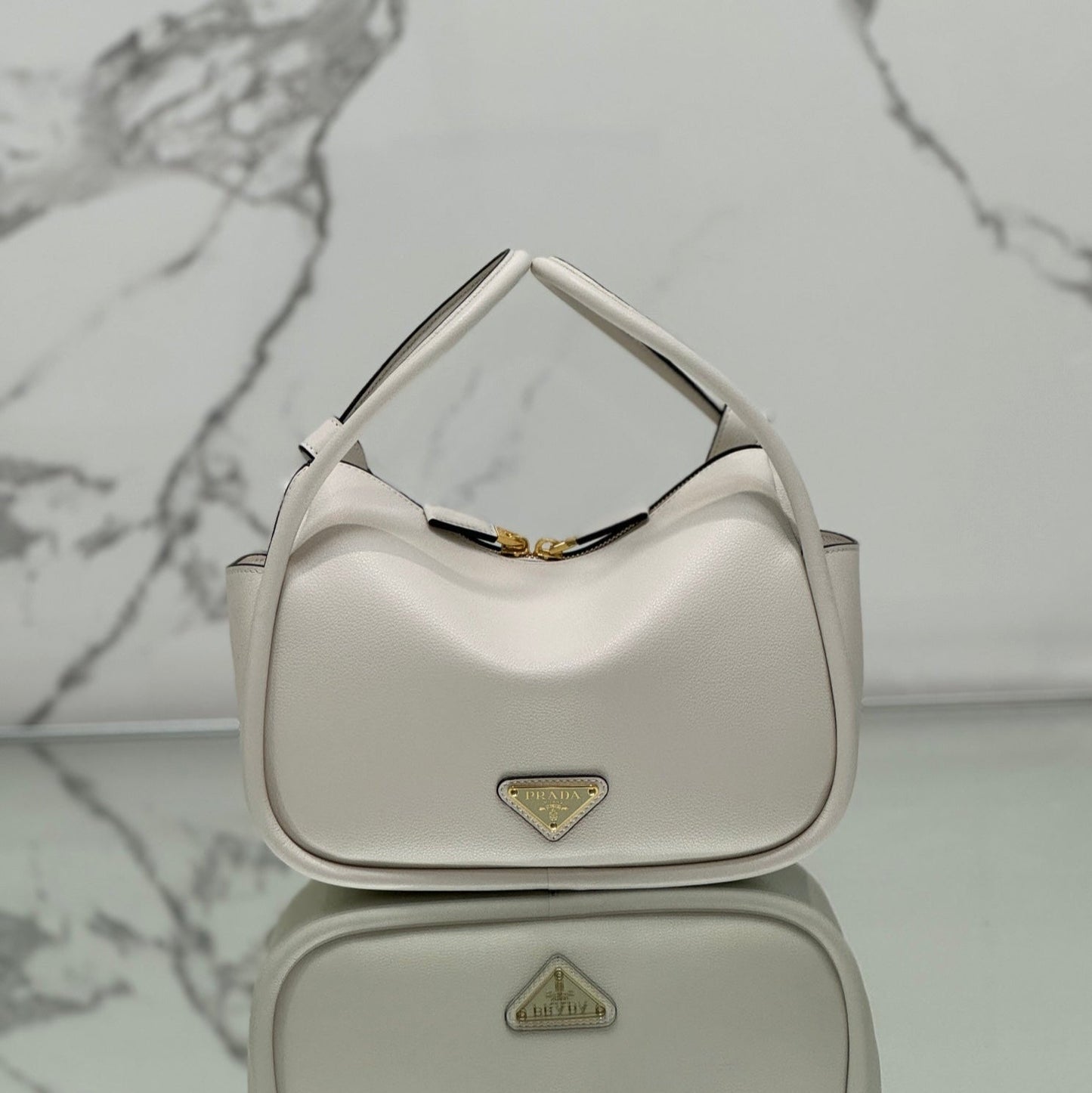 DARLING HANDBAG 25 IN WHITE SOFT GRAIN LAMBSKIN mysite