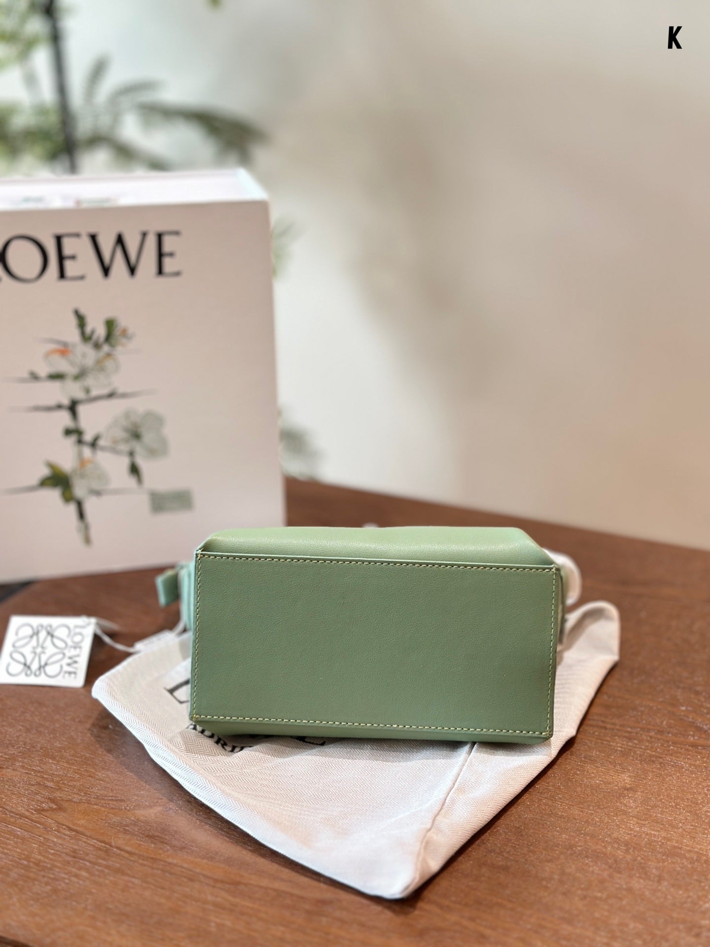 LOE LUNA HOBO 20 BAG IN GREEN MINT CALFSKIN mysite