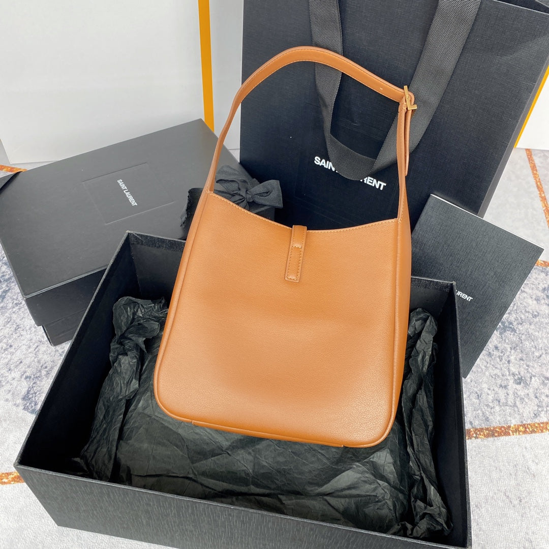 le 5a7 small 23cm brown calfskin mysite