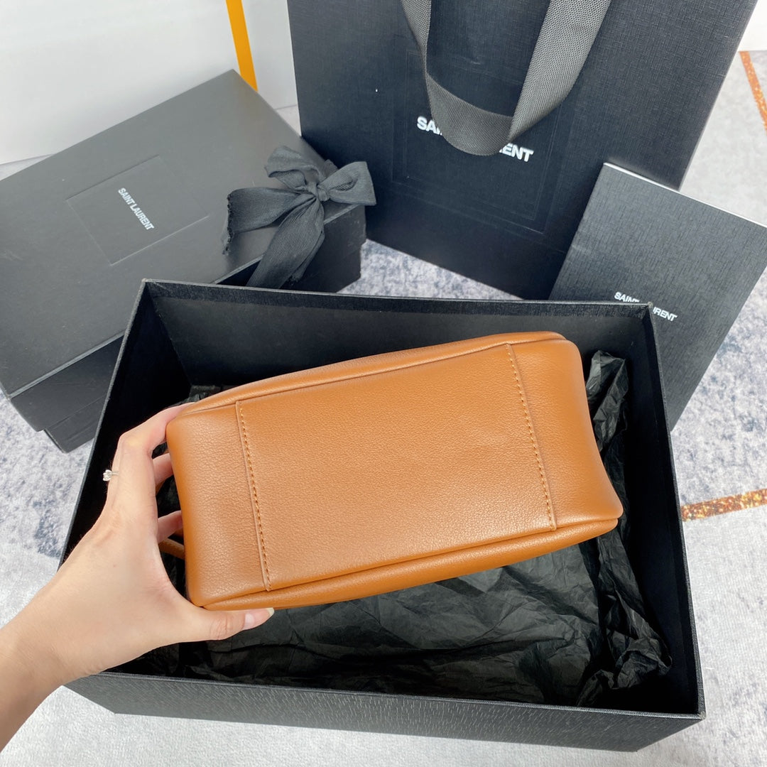 le 5a7 small 23cm brown calfskin mysite