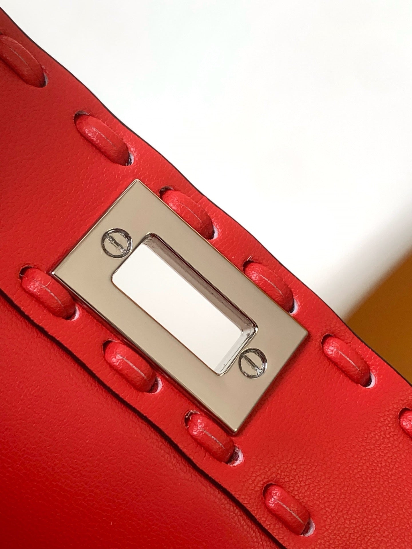 Peekaboo ISeeU Petite 20 Bag Red Leather Shw mysite