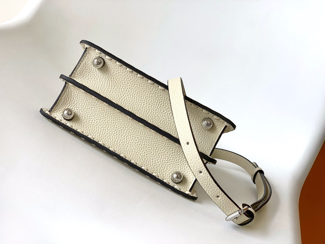 Peekaboo ISeeU Petite 20 Bag Ivory Leather Shw mysite