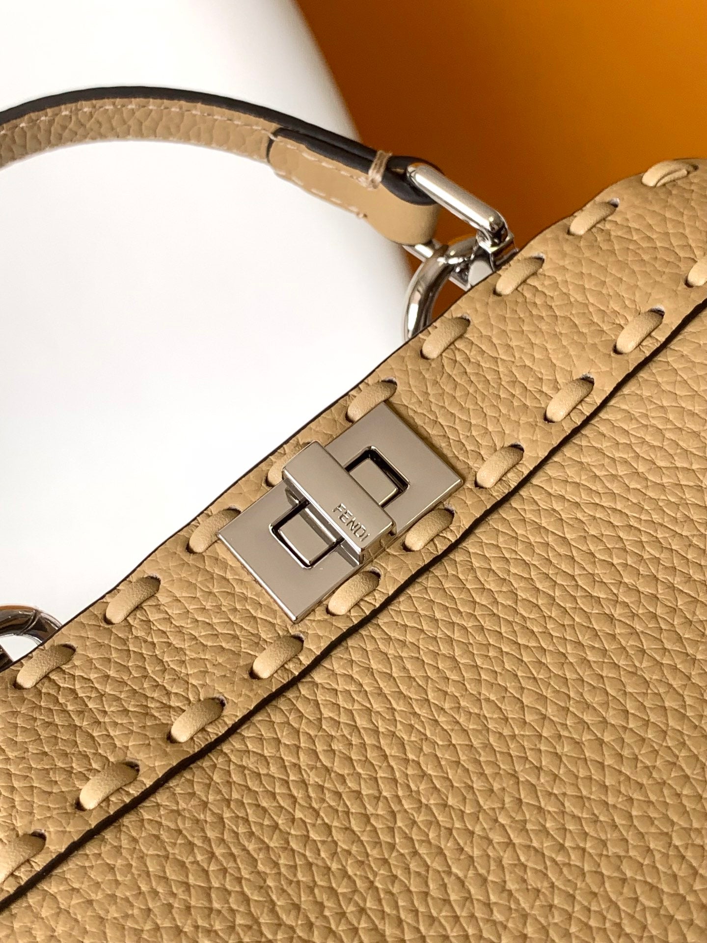 Peekaboo ISeeU Petite 20 Bag Light Brown Leather Shw mysite