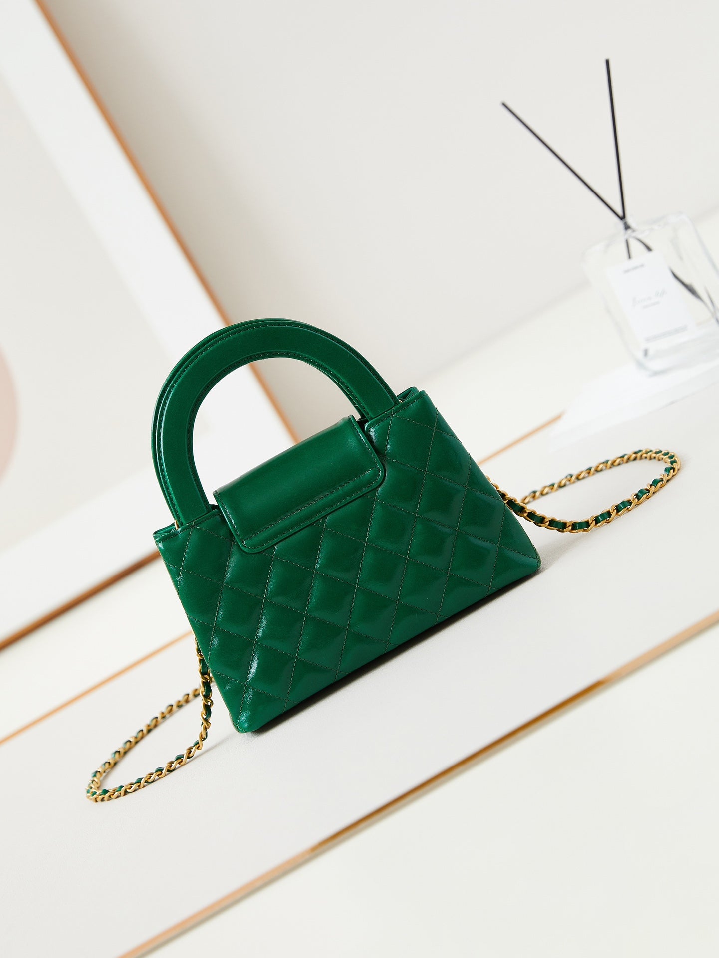 cc 24a nano 19cm kelly shopper bag green lambskin mysite