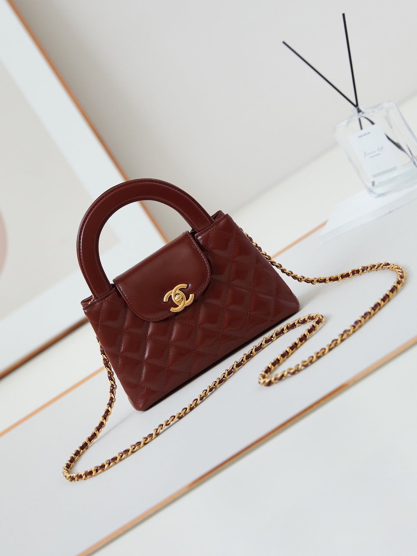 cc 24a nano 19cm kelly shopper bag burgundy lambskin mysite