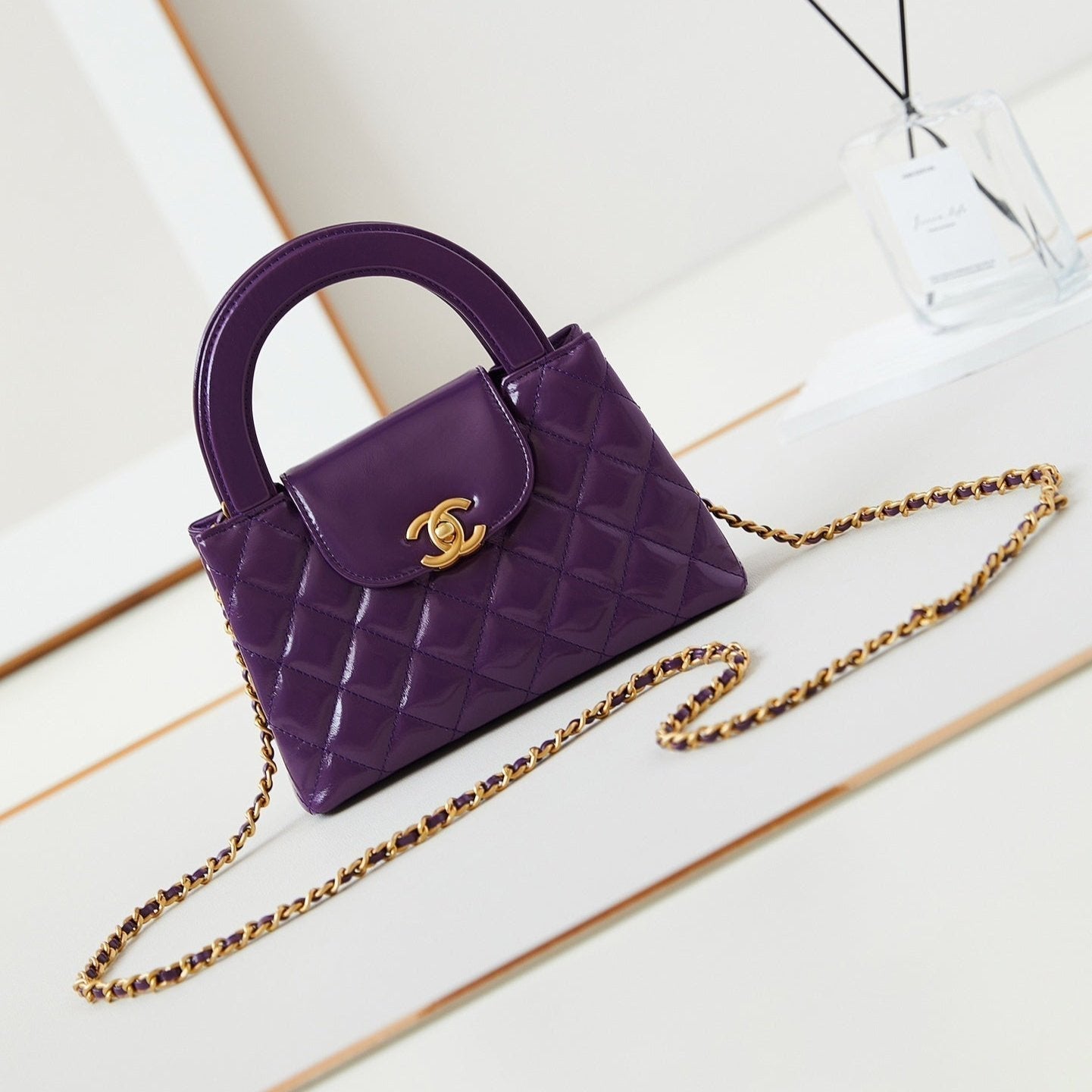 cc 24a nano 19cm kelly shopper bag purple lambskin mysite