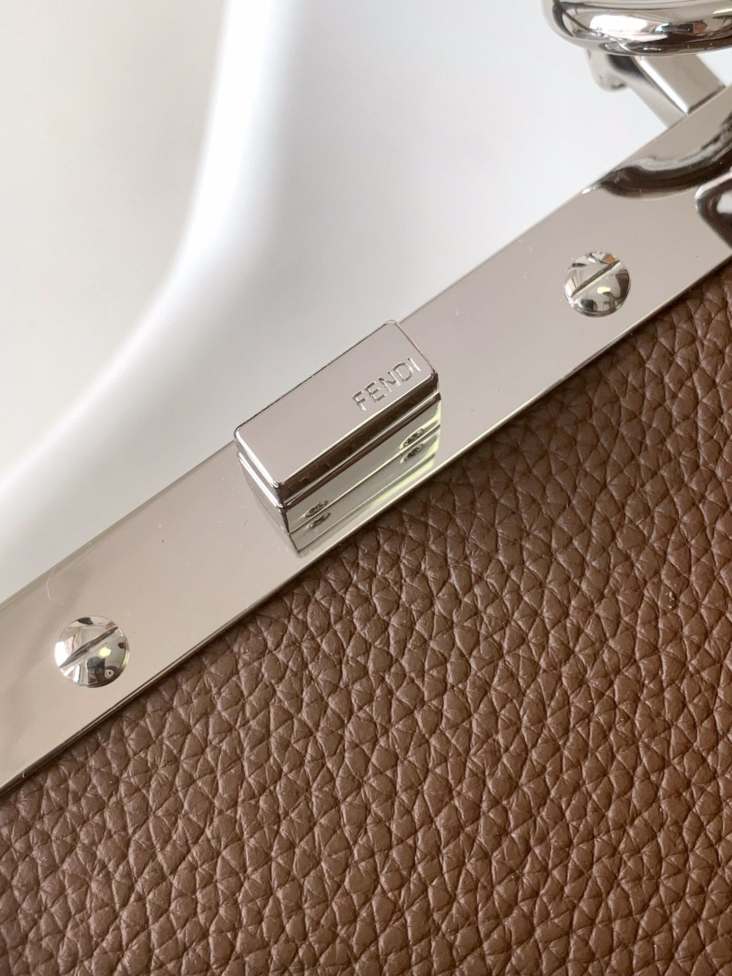 Peekaboo ISeeU Petite 20 Bag Chocolate Leather Shw mysite