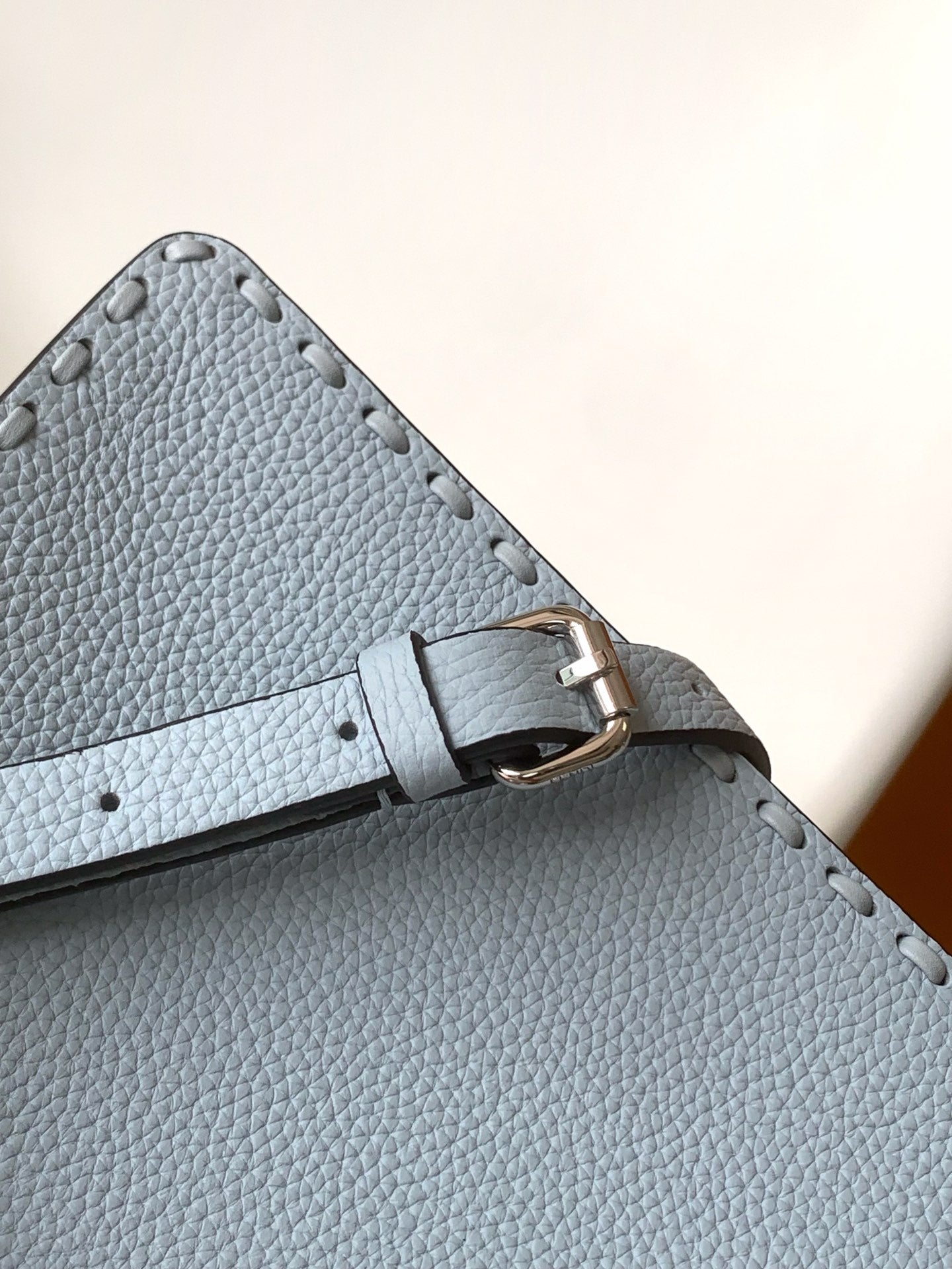 Peekaboo ISeeU Petite 20 Bag Baby Blue Leather Shw mysite