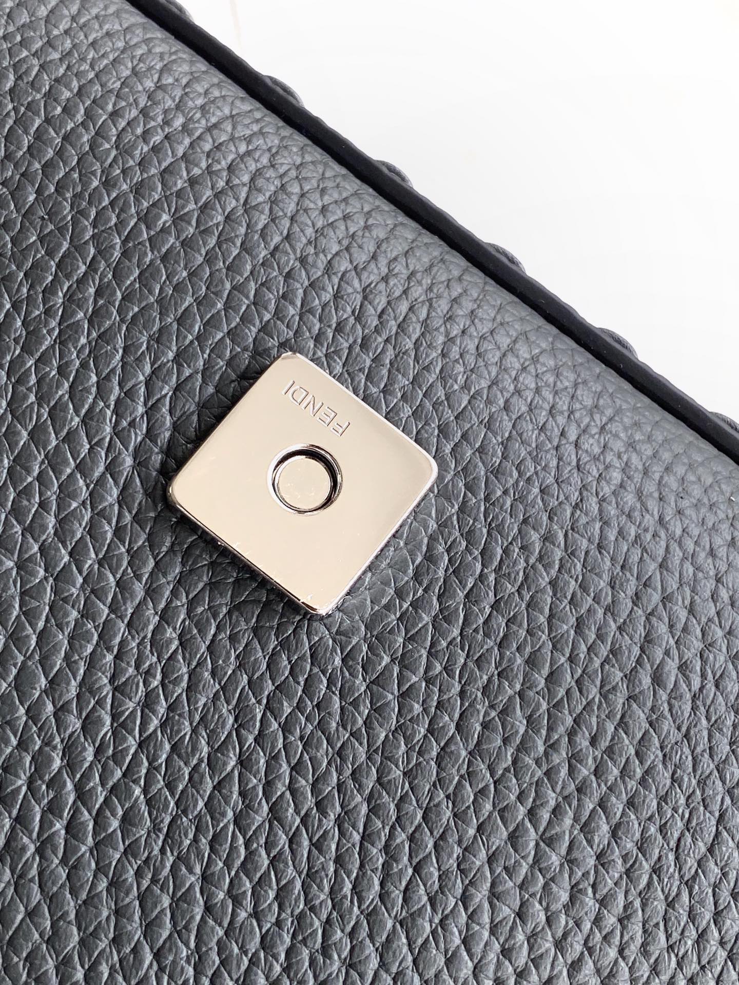 Fend Baguette 27 Bag Black Calfskin Shw mysite