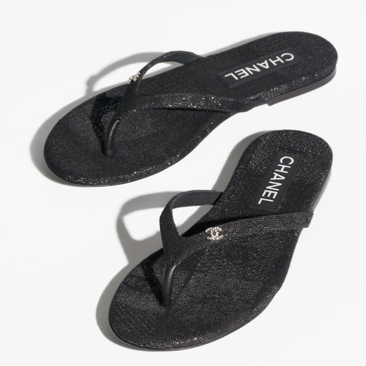Rhinestone Logo Flip Flops mysite