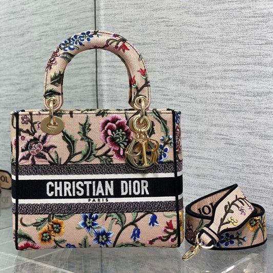 CD Floral Pollen 24 Lady Dior Bag Canvas 336648 mysite