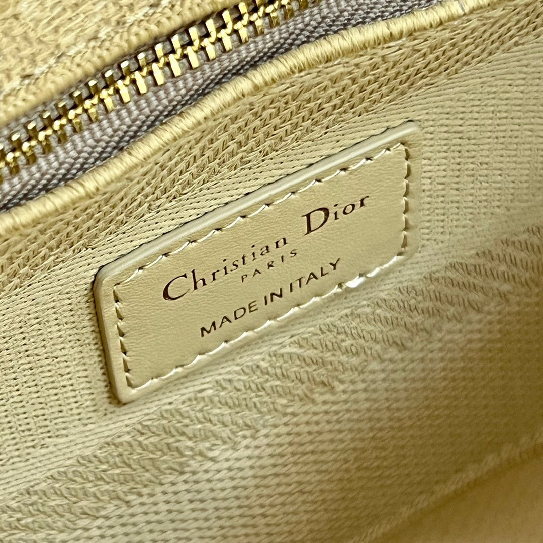 CD Mesh Apricot 24 Lady Dior Bag Canvas 336673 mysite