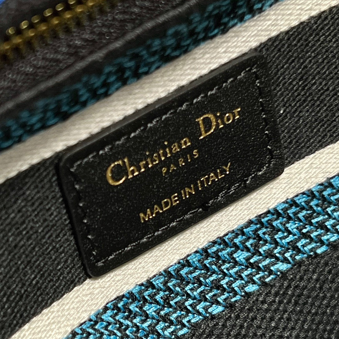 CD Flower Black Lady Dior Bag Canvas 336670 mysite