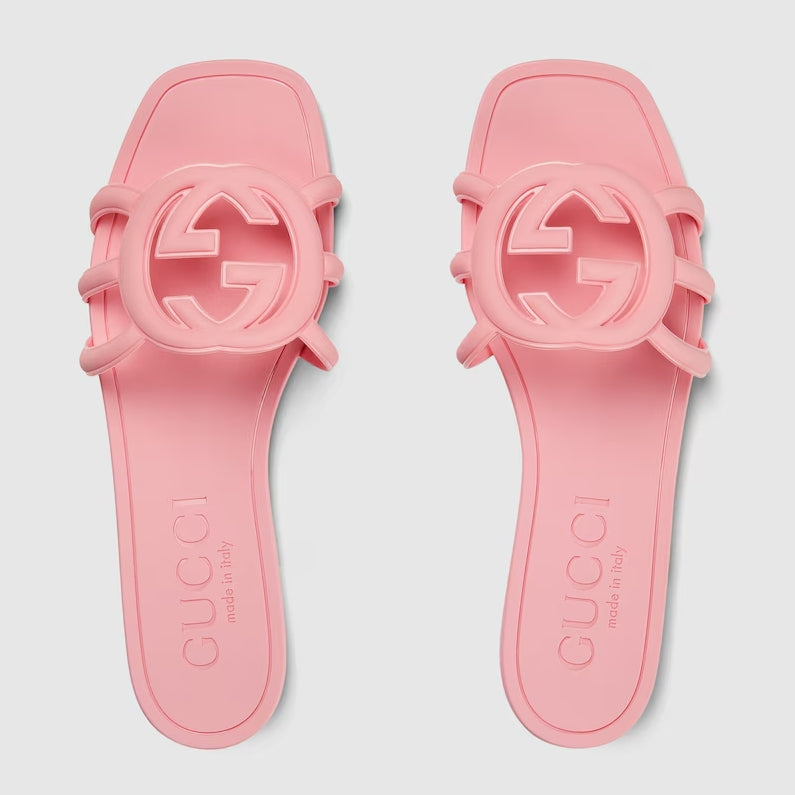Women's Interlocking Double G Slippers mysite