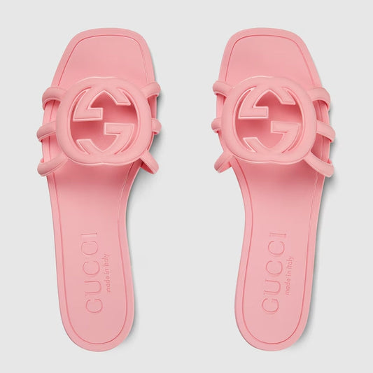 Women's Interlocking Double G Slippers mysite
