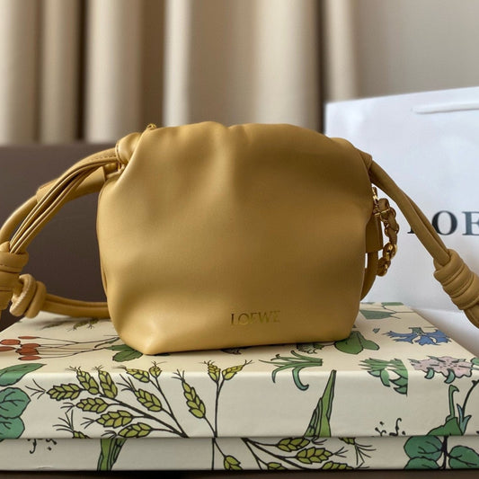 LOE MINI 18 FLAMENCO PURSE IN SAHARA NAPPA LAMBSKIN mysite