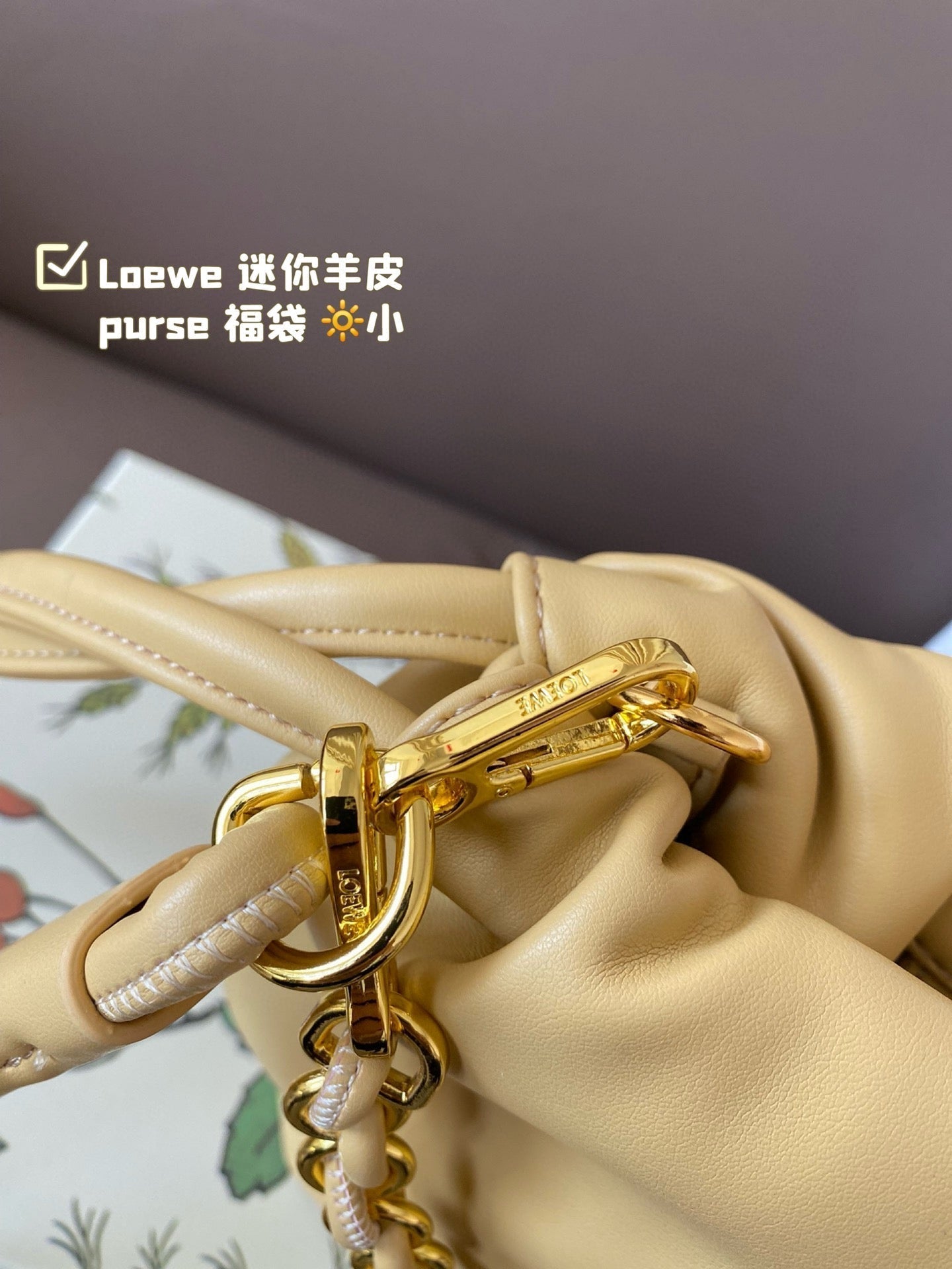 LOE MINI 18 FLAMENCO PURSE IN SAHARA NAPPA LAMBSKIN mysite