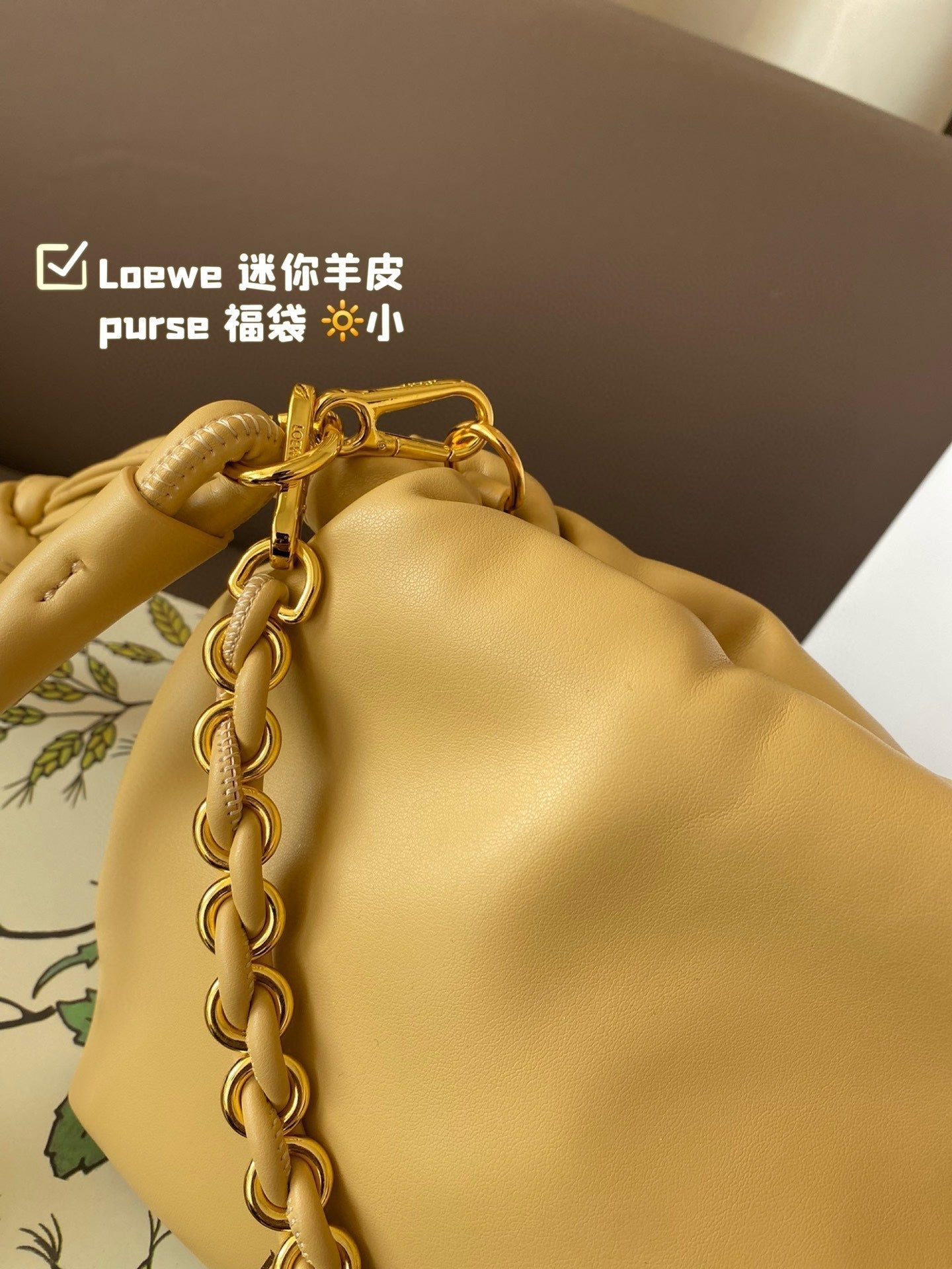 LOE MINI 18 FLAMENCO PURSE IN SAHARA NAPPA LAMBSKIN mysite