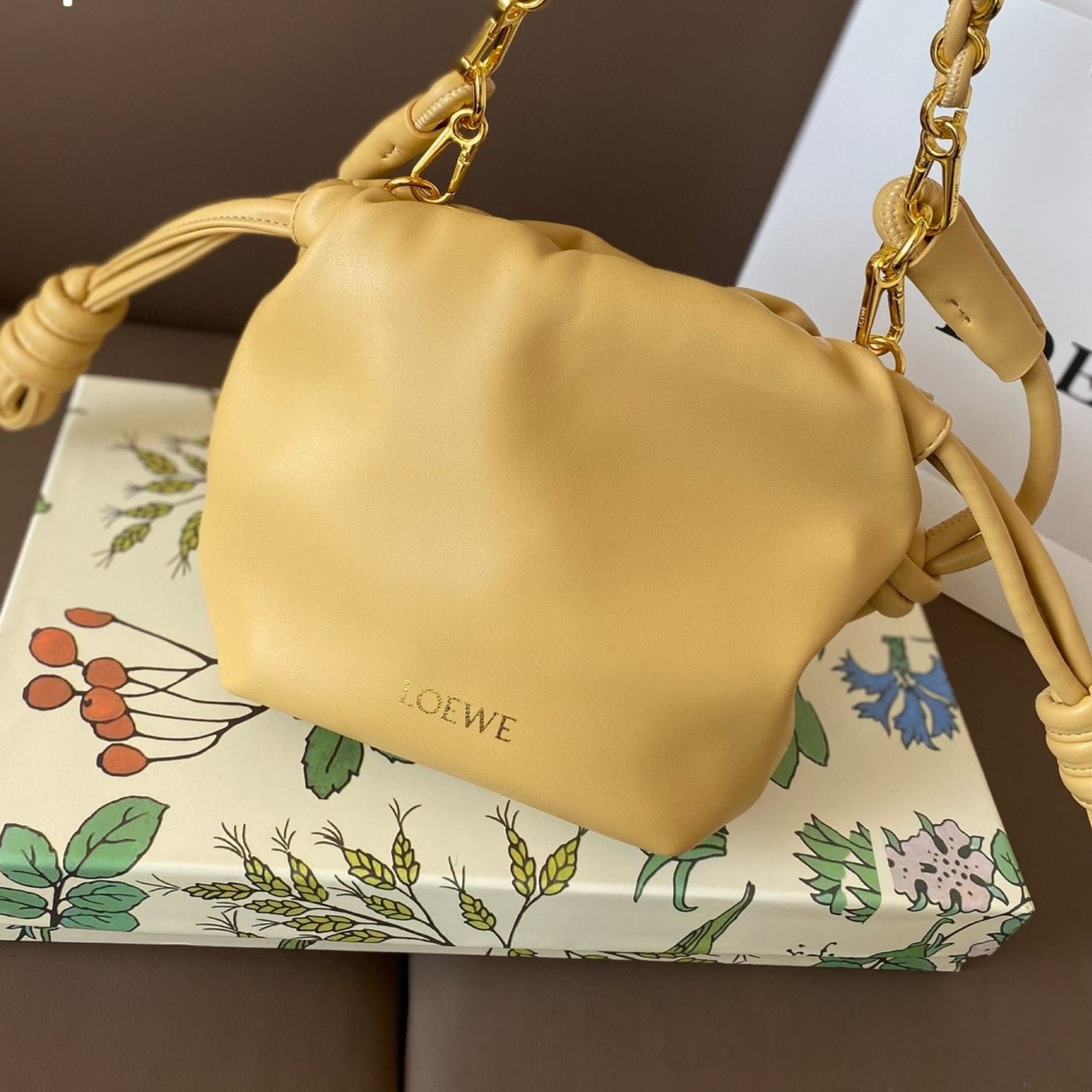 LOE MINI 18 FLAMENCO PURSE IN SAHARA NAPPA LAMBSKIN mysite