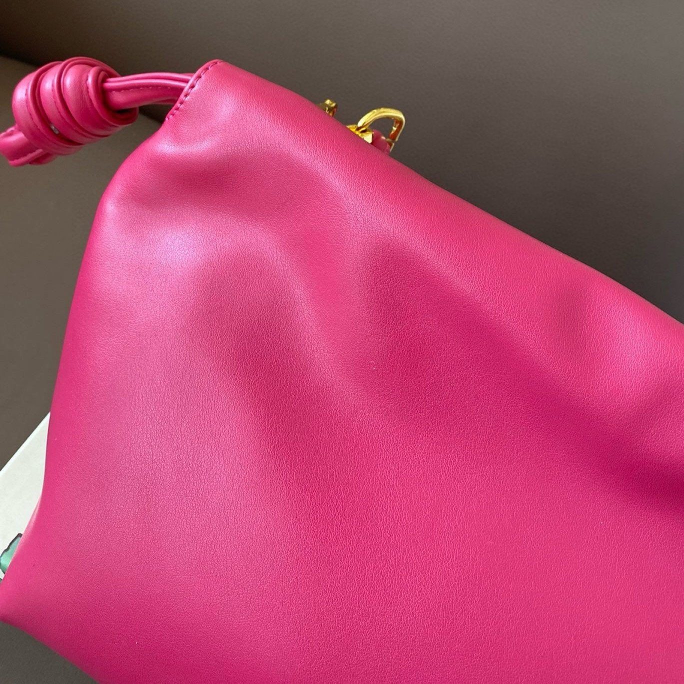 LOE MEDIUM 28 FLAMENCO PURSE IN BRIGHT PINK NAPPA LAMBSKIN mysite