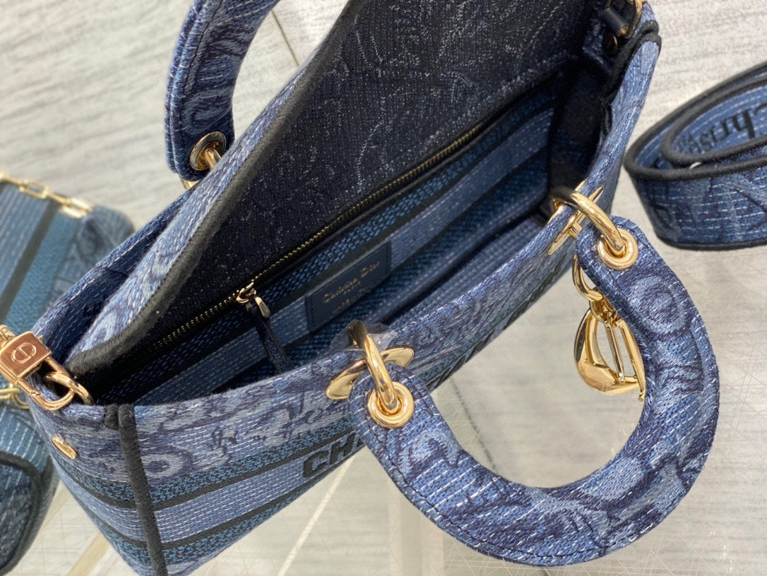 CD Denim Blue Tiger 26 Lady D-Joy Bag Canvas 336633 mysite