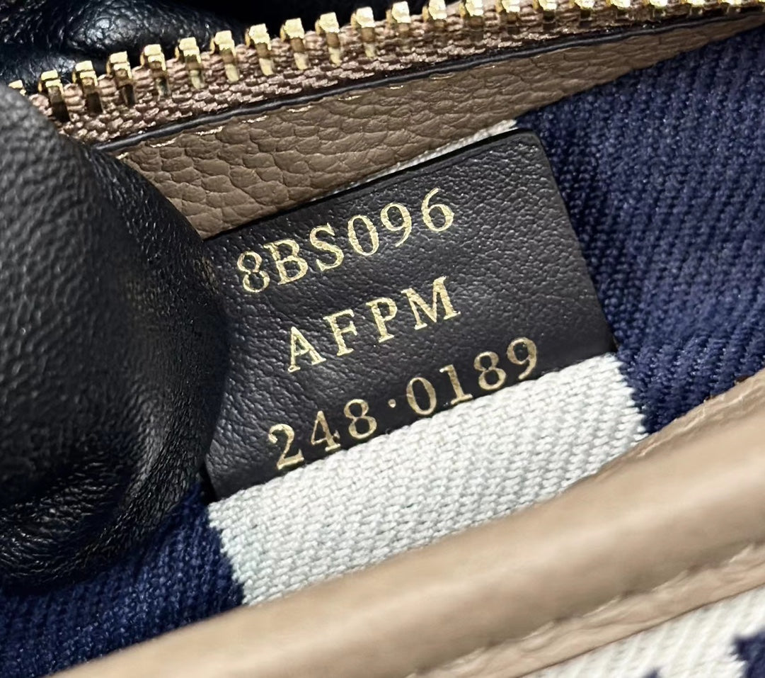 MINI ROLL BAG 15 MIDNIGHT BLUE MIX WHITE FF JACQUARD FABRIC mysite