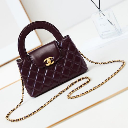 cc 24a nano 19cm kelly shopper bag cherry red lambskin mysite