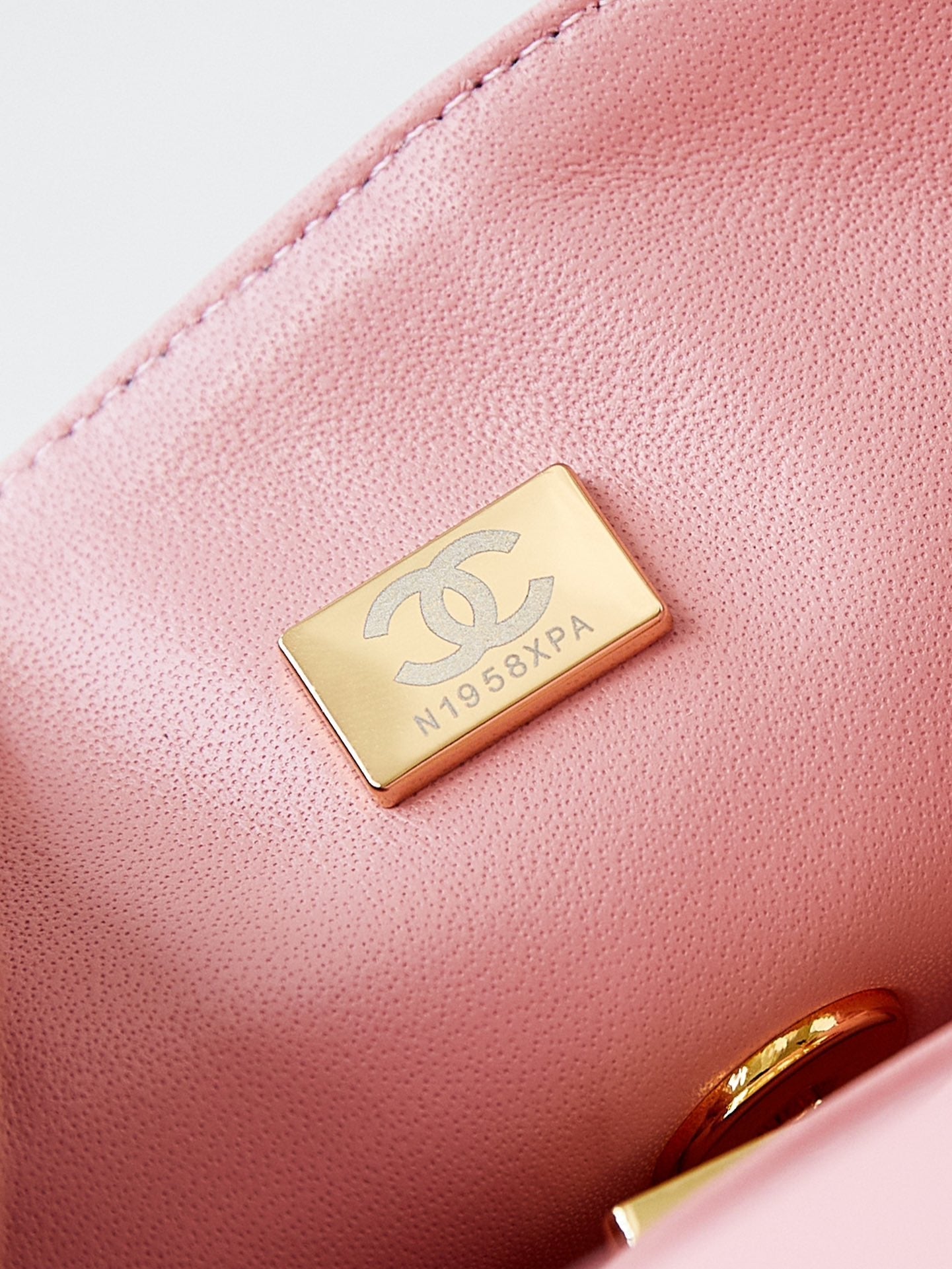 24b mini flap bag  20cm pink lambskin silver purple diamond mysite