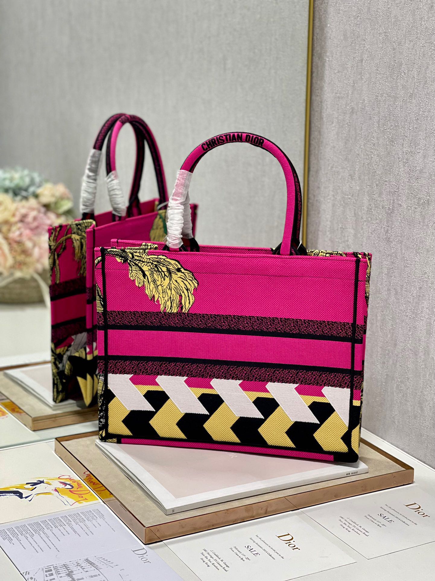 CD Pink Panther Book Tote 36cm Bag Canvas 336546 mysite