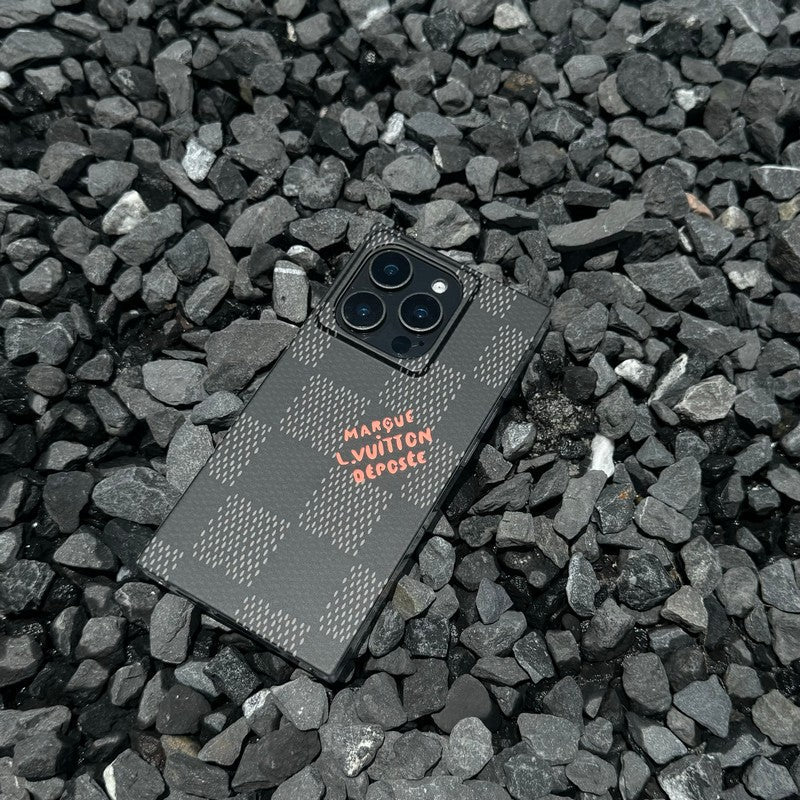 Lou Black & White Sqaure iPhone Case mysite