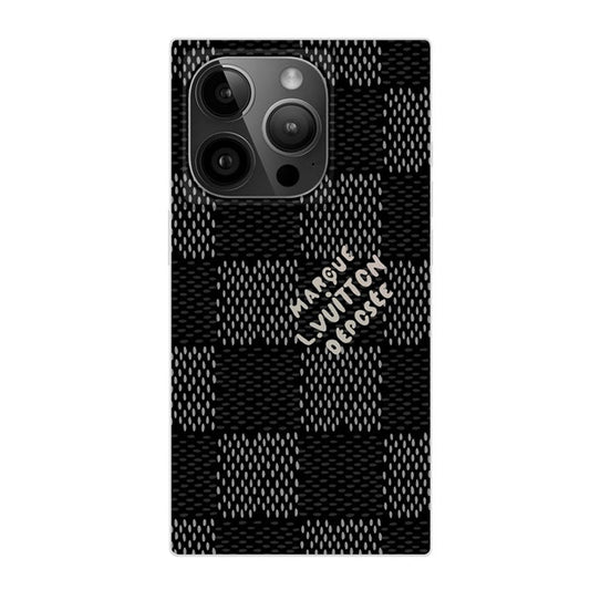 Lou Black & White Sqaure iPhone Case mysite