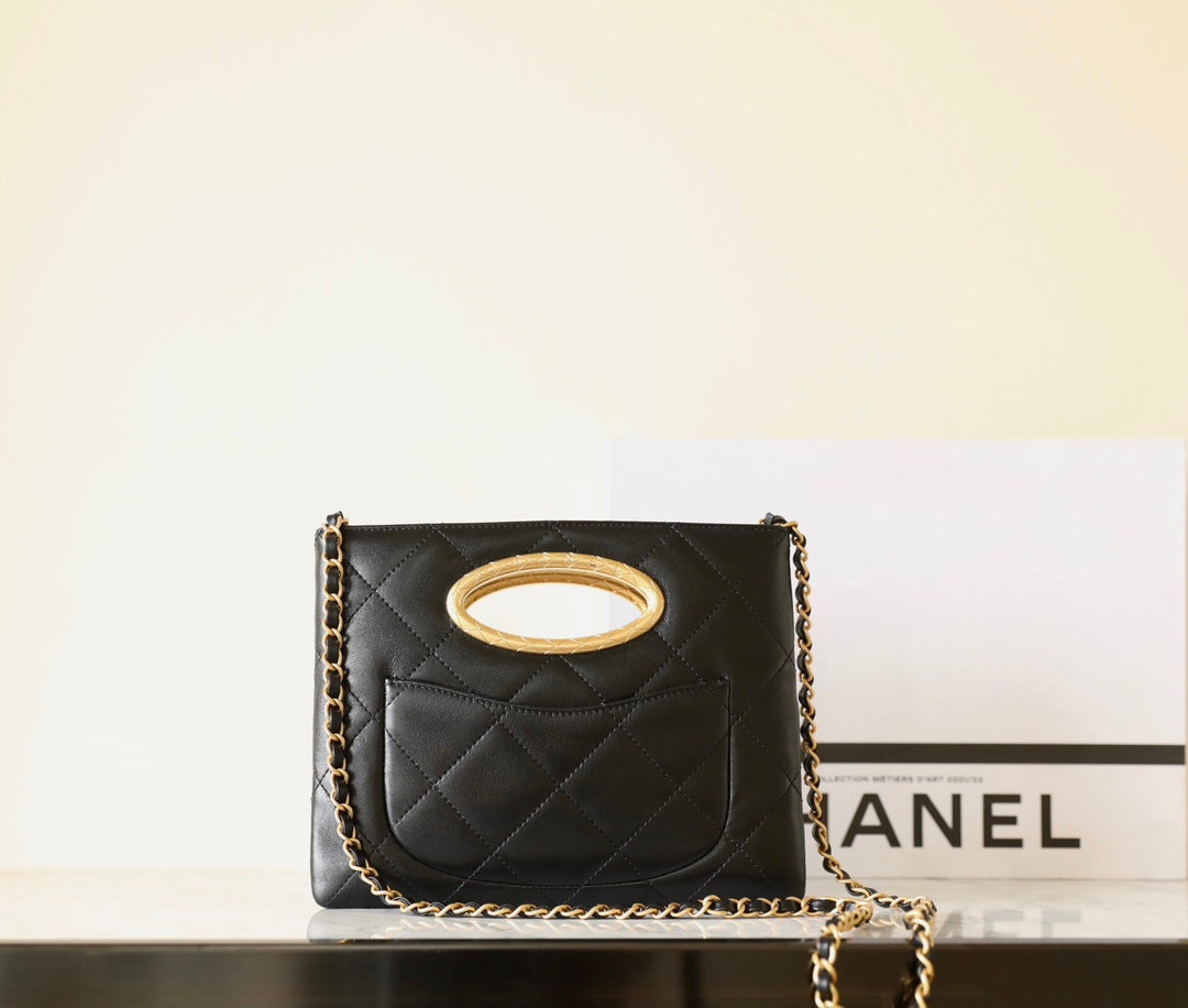 cc 24b cluth 25cm black lambskin mysite