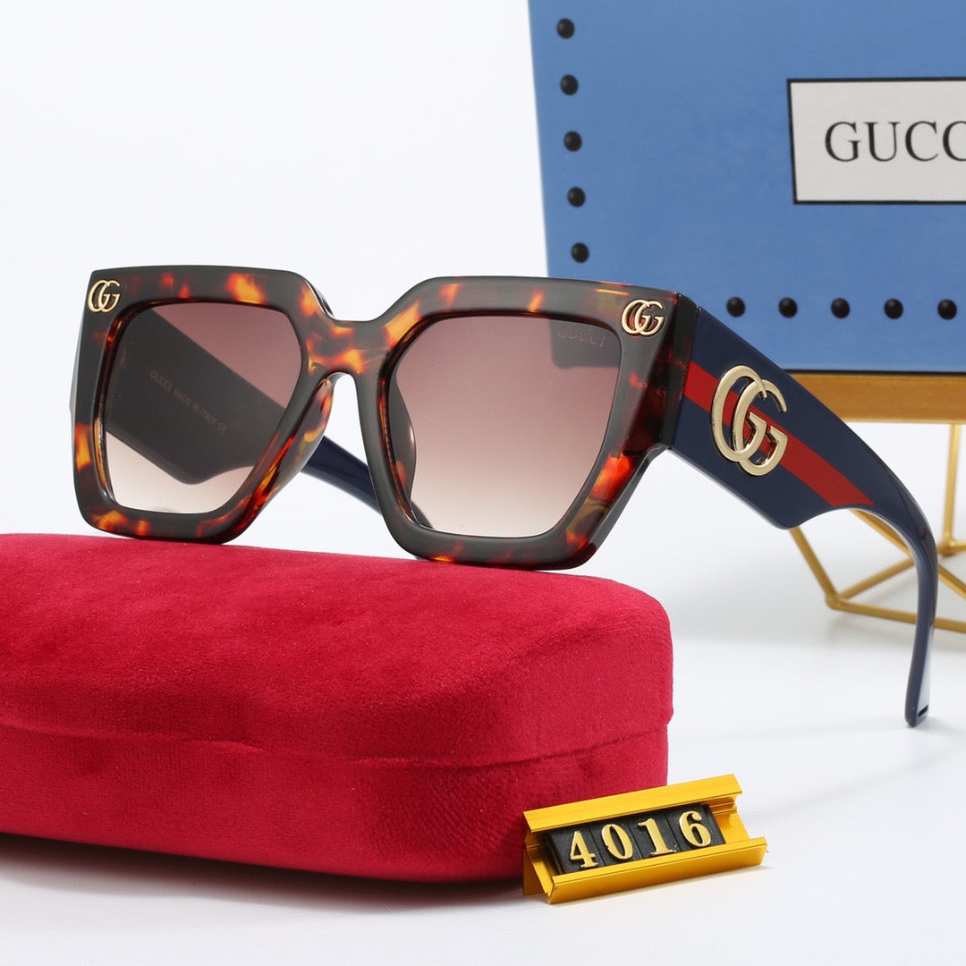 Fashionable wide temple sunglasses 4016 mysite