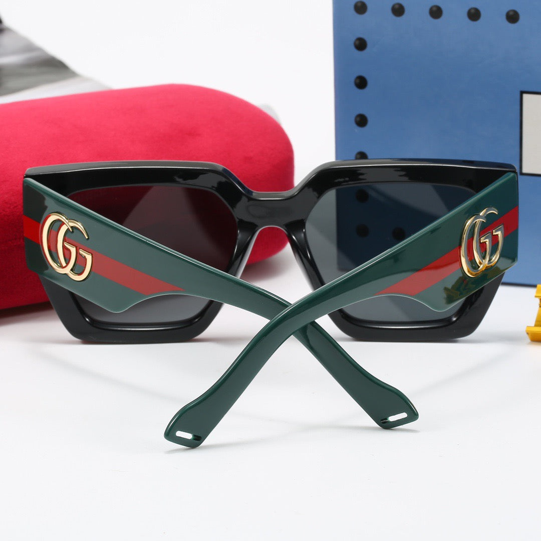 Fashionable wide temple sunglasses 4016 mysite