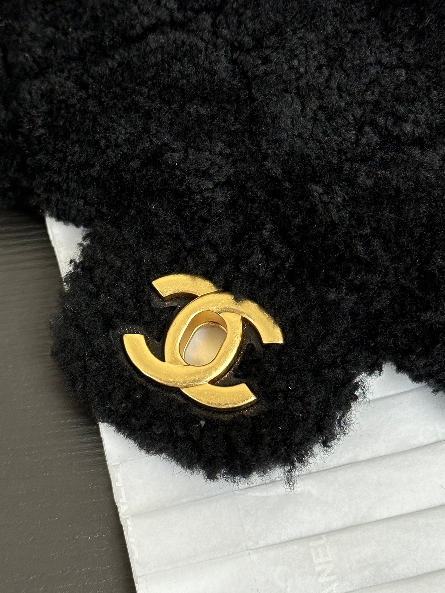 Flap Bag Mini 18cm Black Sherling Lambskin Gold Hardware mysite