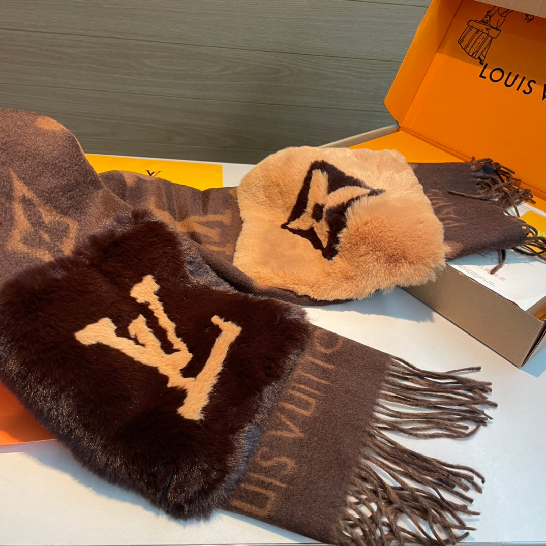 COLD REYKJAVIK SCARF 190 CM IN CHOCOLATE BROWN CASHMERE 394493 mysite