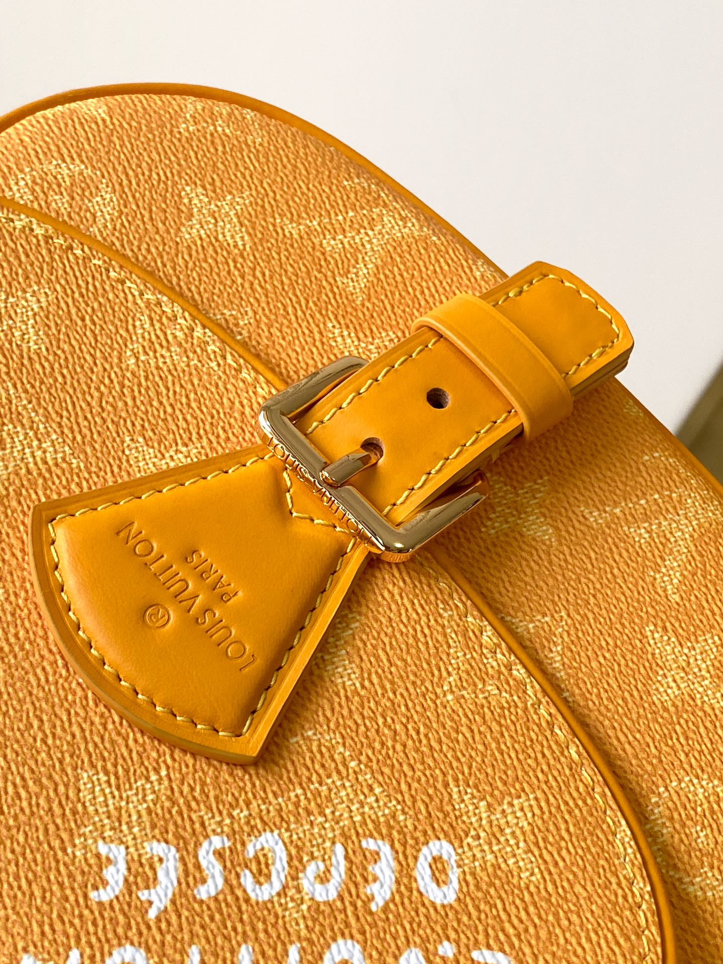 LV Montsouris Messenger 20cm Yellow Monogram Heritage Canvas & Cowhide GHW mysite