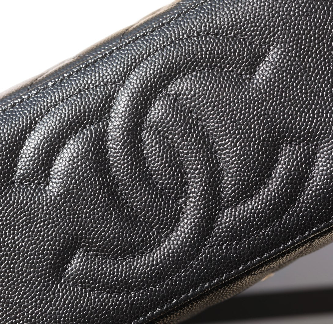 CC 25C Vanity 17cm Black Grained Calfskin mysite