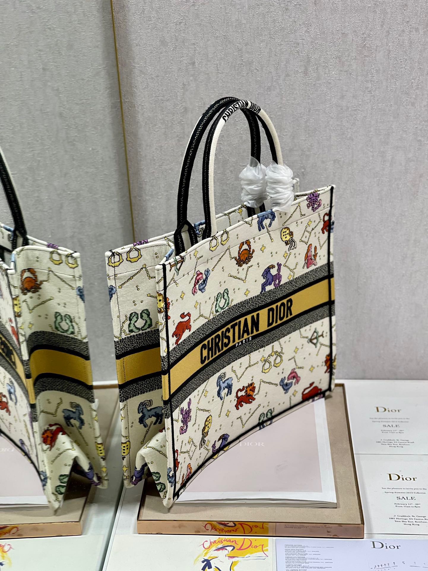 CD Colorful Twelve Constellations Book Tote 42cm Bag Canvas 336606 mysite