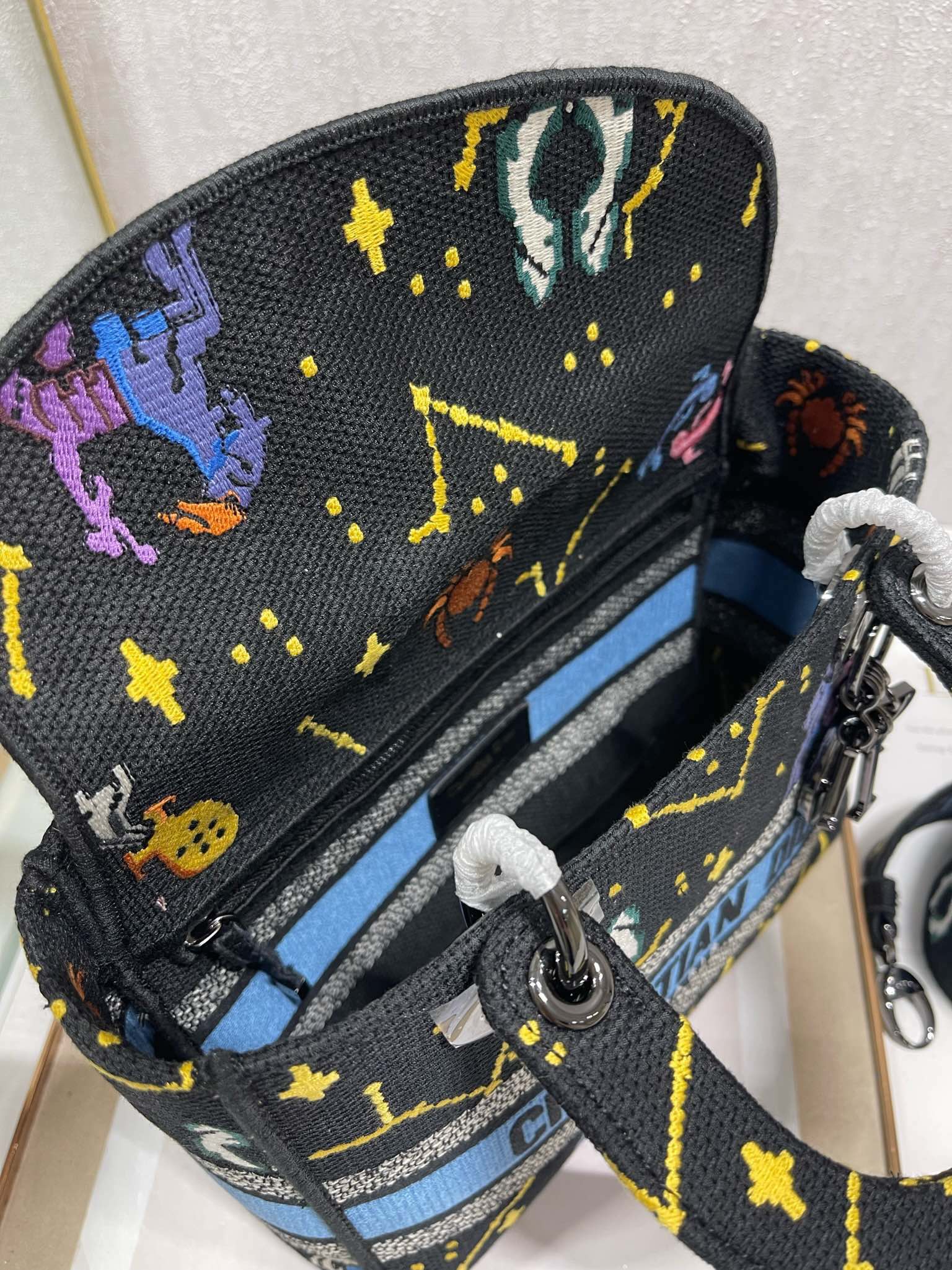 CD Qixi Black 24 Lady Dior Bag Canvas 336654 mysite