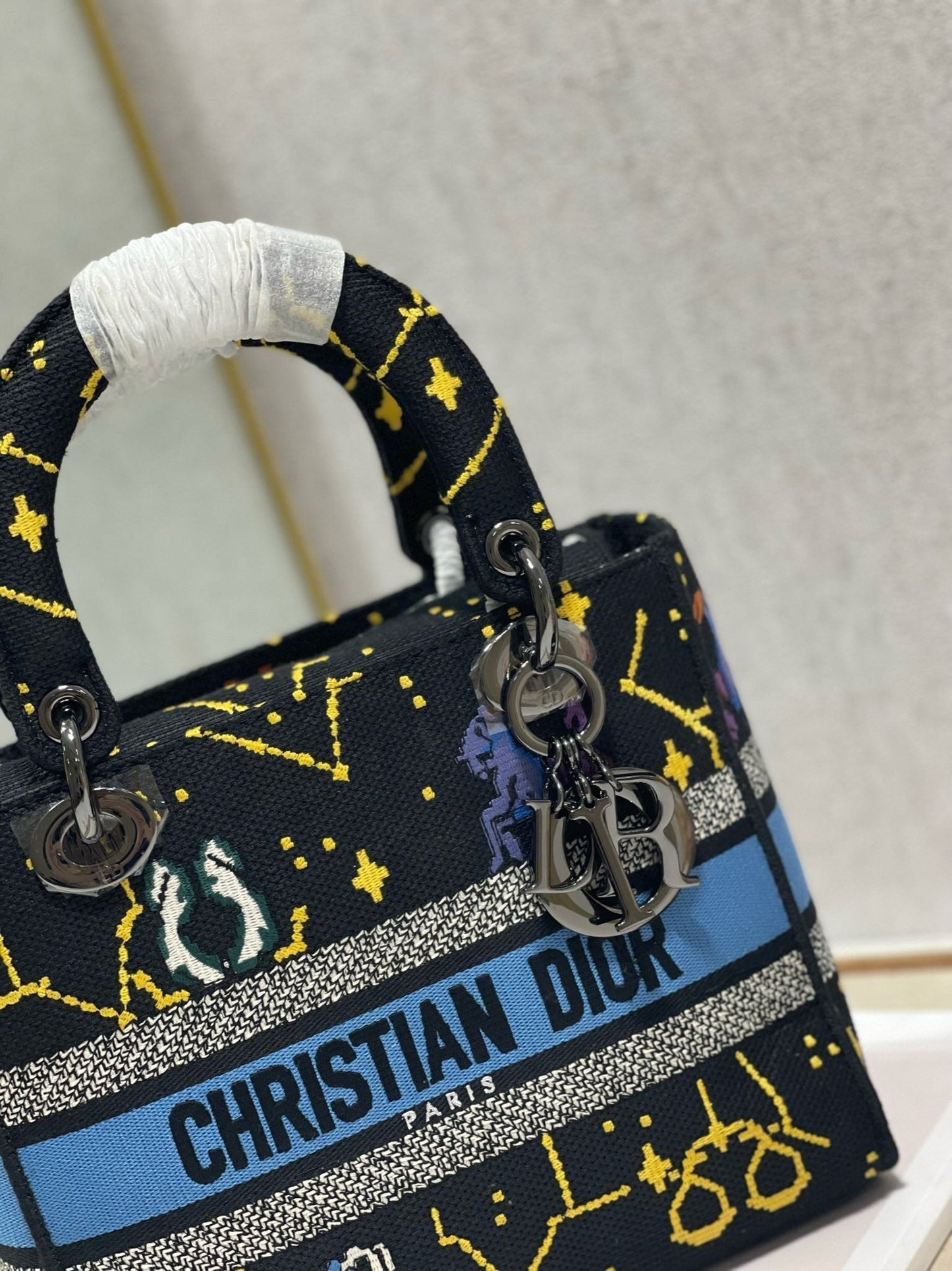 CD Qixi Black 24 Lady Dior Bag Canvas 336654 mysite