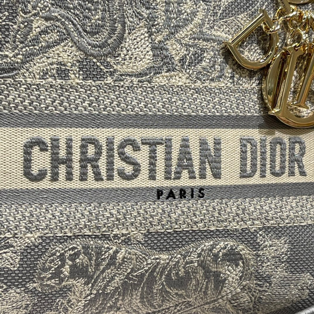 CD Gray Tiger 24 Lady Dior Bag Canvas 336660 mysite
