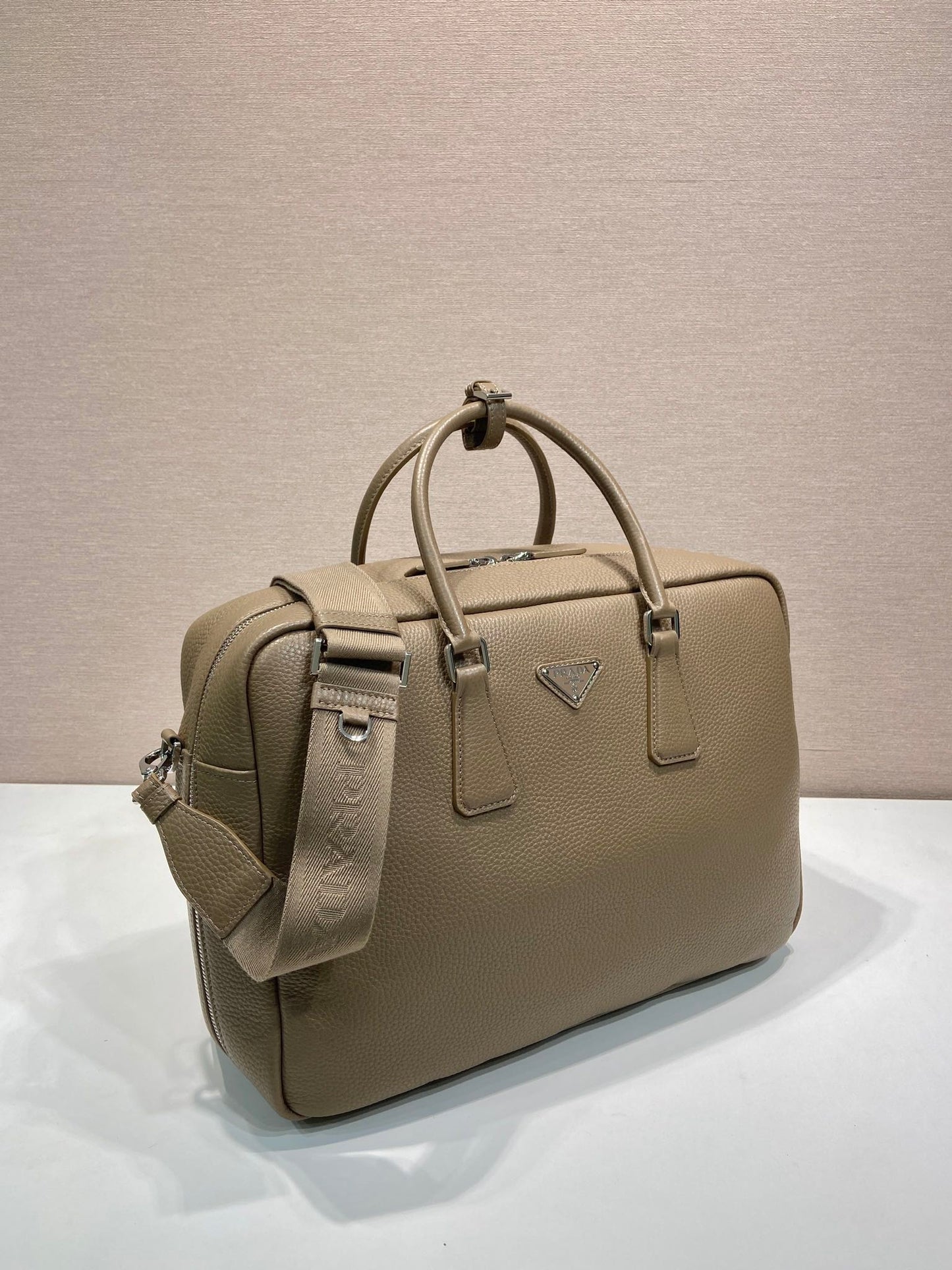 BRIEFCASE 40 IN DRIED MOSS GRAINED CALFSKIN mysite